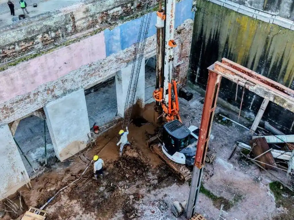 Avanzan las obras de restauración de los Almacenes Ripamonti