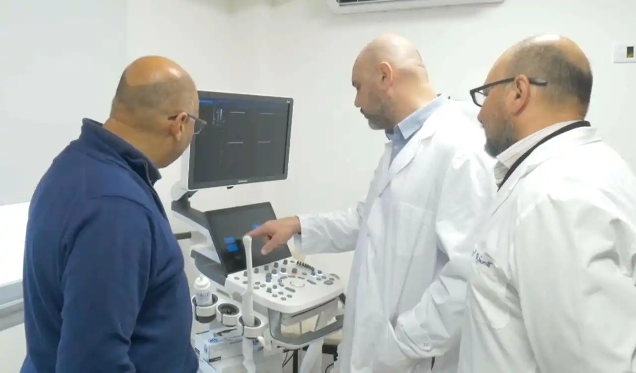 Nuevo ecógrafo en el hospital de Balcarce.