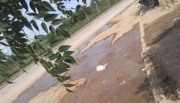 “No es agua, es orina que se rebalsó”