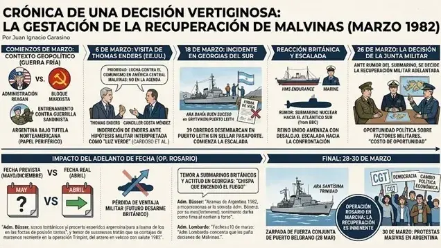 ¿Cómo se gestó la recuperación de Malvinas en 1982? (Nota 3)