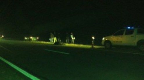 Patrullero atropelló y mató a un anciano perdido en Ruta 8