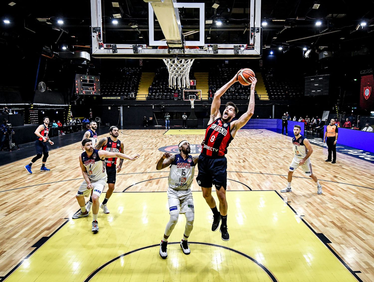 San Lorenzo  venció a  Quimsa y quedó a un paso  del pentacampeonato 