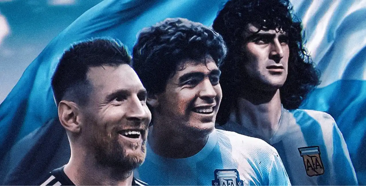 Las tres figuras que eligió la FIFA para conmemorar el Día de la Bandera Argentina