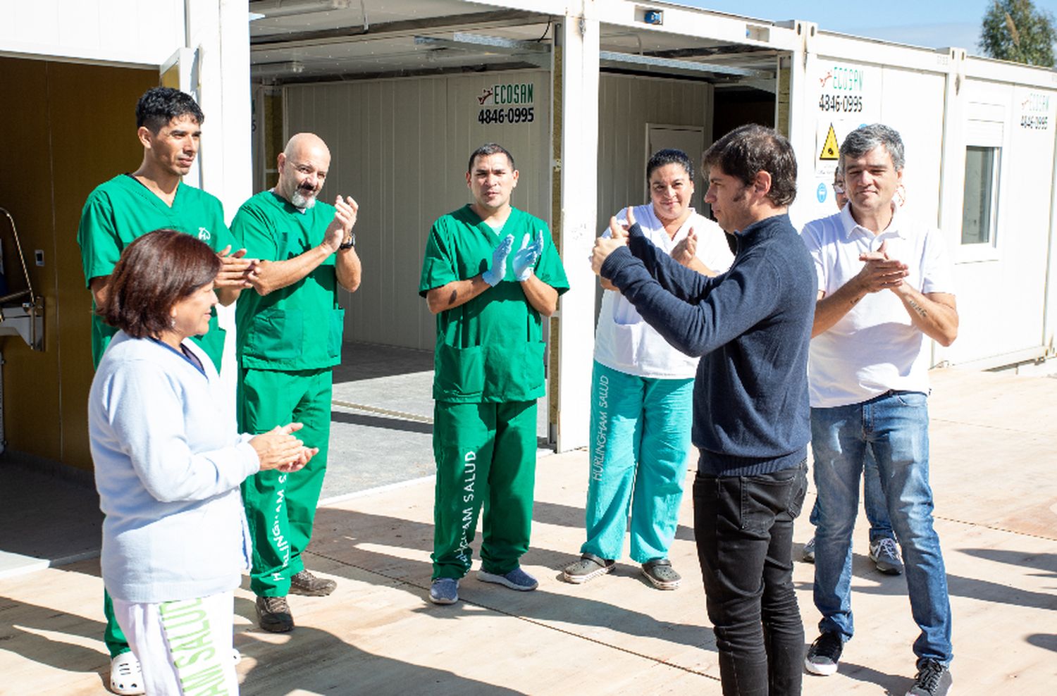 Hospitales modulares: "Estamos preparándonos y ampliando la capacidad de atención"