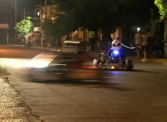 La ciudad disfrutó de la segunda edición del Karting Callejero Nocturno