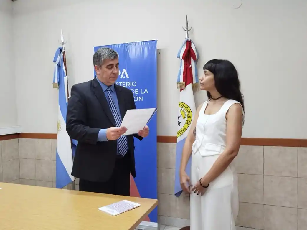 El Fiscal Regional 5 tomó juramento a la fiscal Brenda Baños, quien cumplirá funciones en Rafaela