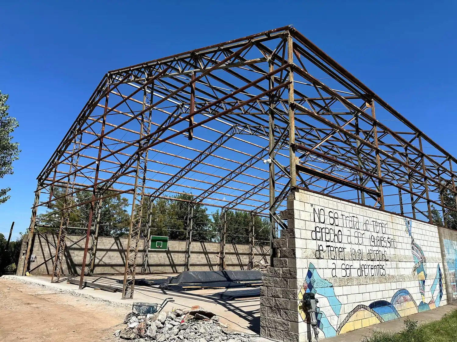 La obra avanza a paso firme.