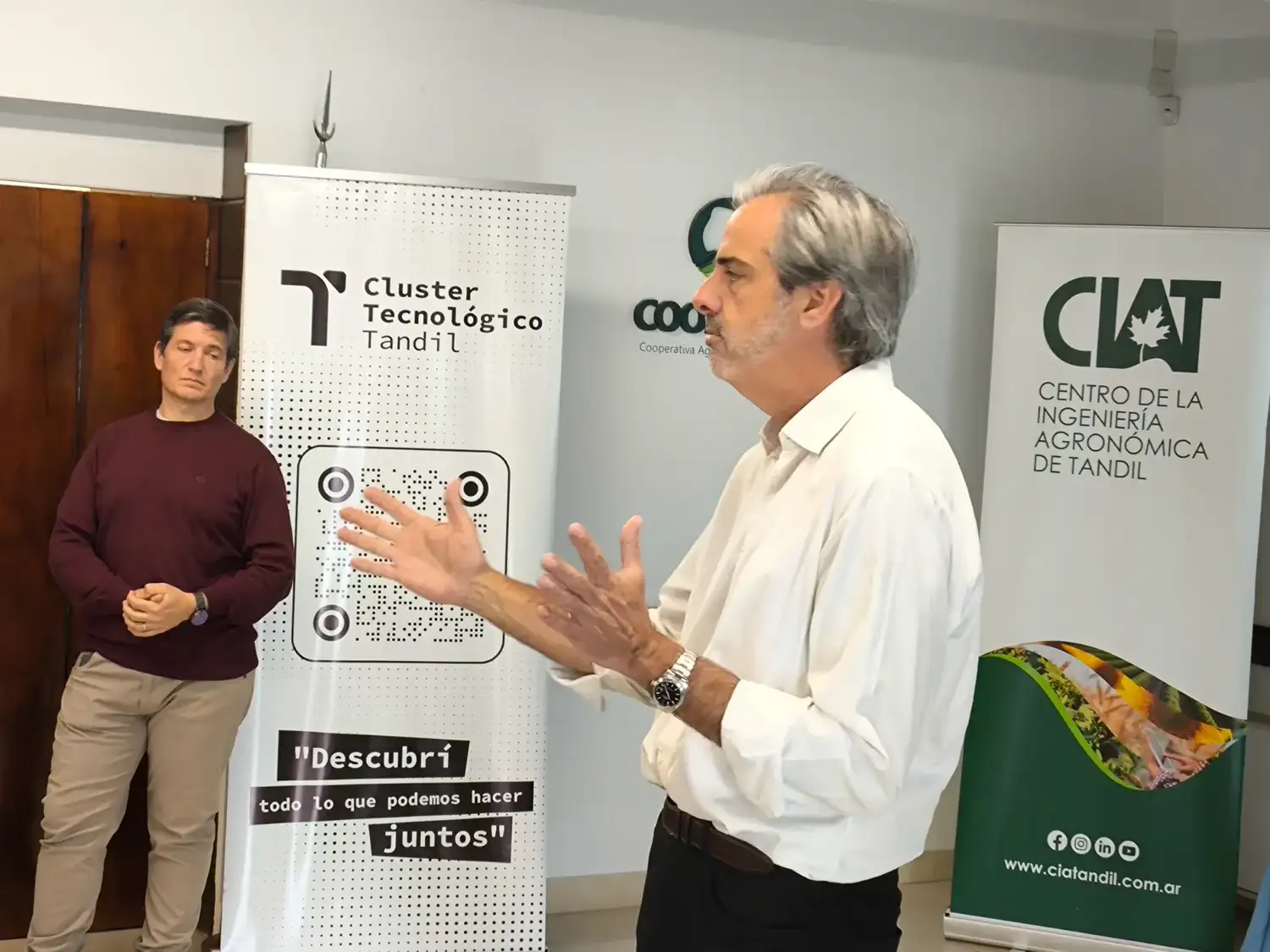 Esteban Sarabia, referente del Clúster Tecnológico de Tandil.