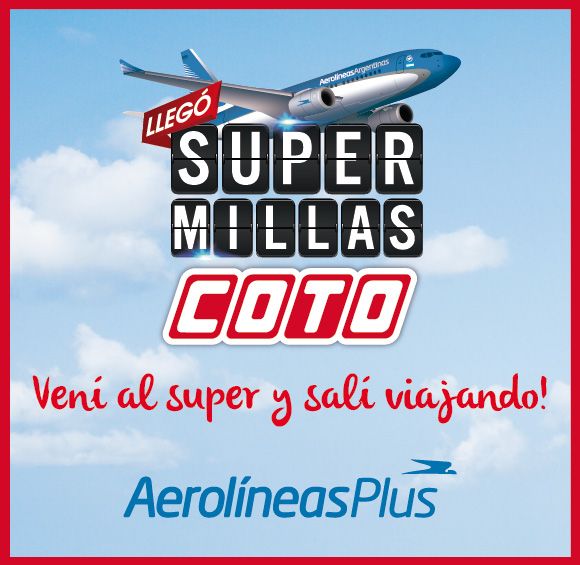 COTO se suma al programa Aerolíneas Plus
