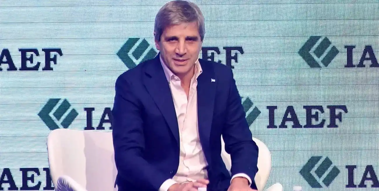 El ministro de Economía, Luis Caputo.