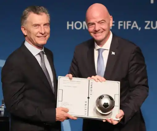 Mauricio Macri es el nuevo presidente ejecutivo de la Fundación FIFA