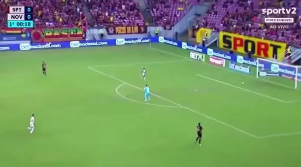 Un equipo de Brasil se puso en ventaja a los 21 segundos sin haber tocado jamás la pelota