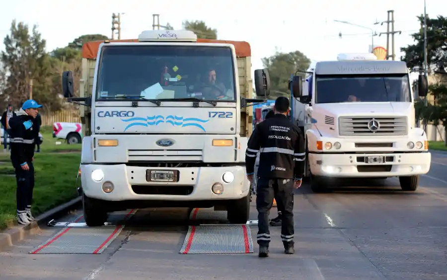 Fiscalización de cargas en provincia