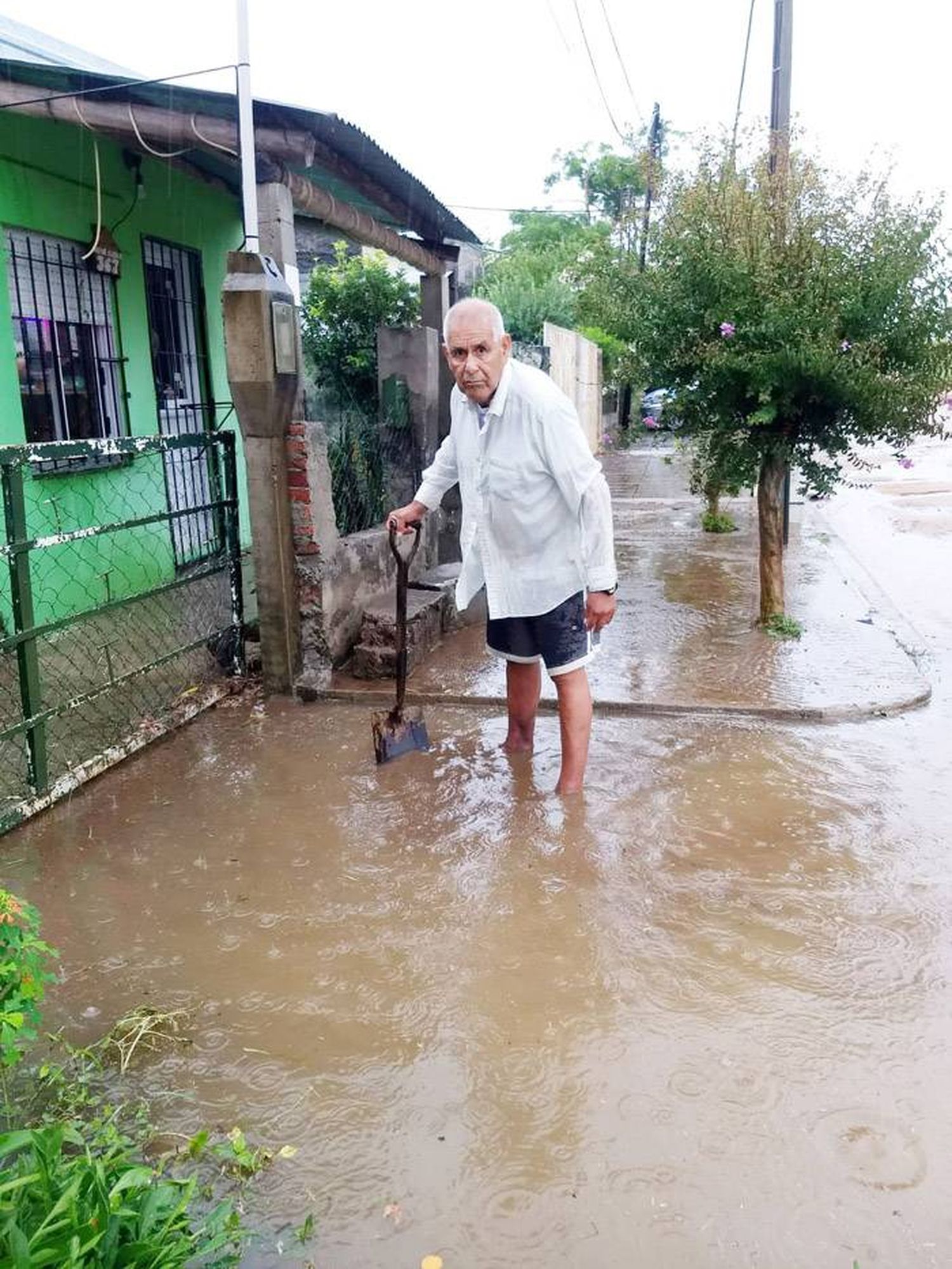 La lluvia constante ocasionó problemas en varios sectores de la ciudad