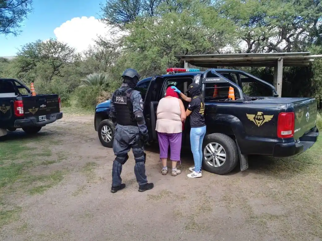 Detienen a una pareja de jubilados en las sierras cordobesas