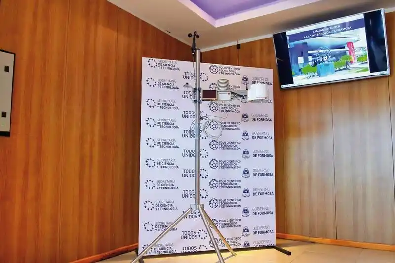 Presentaron la red agrometeorológica Formosa
