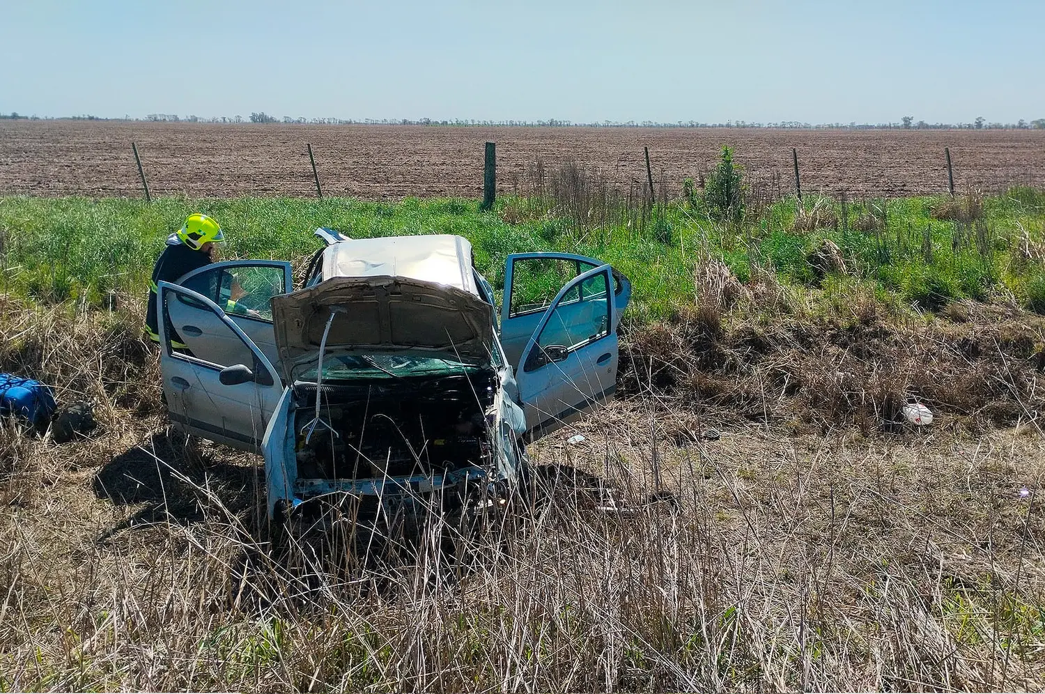 Trágico accidente en la región: despistaron, volcaron y una de las ocupantes falleció
