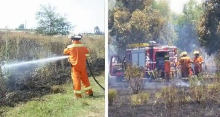 Incendios y sequía, una combinación agotadora para bomberos y productores