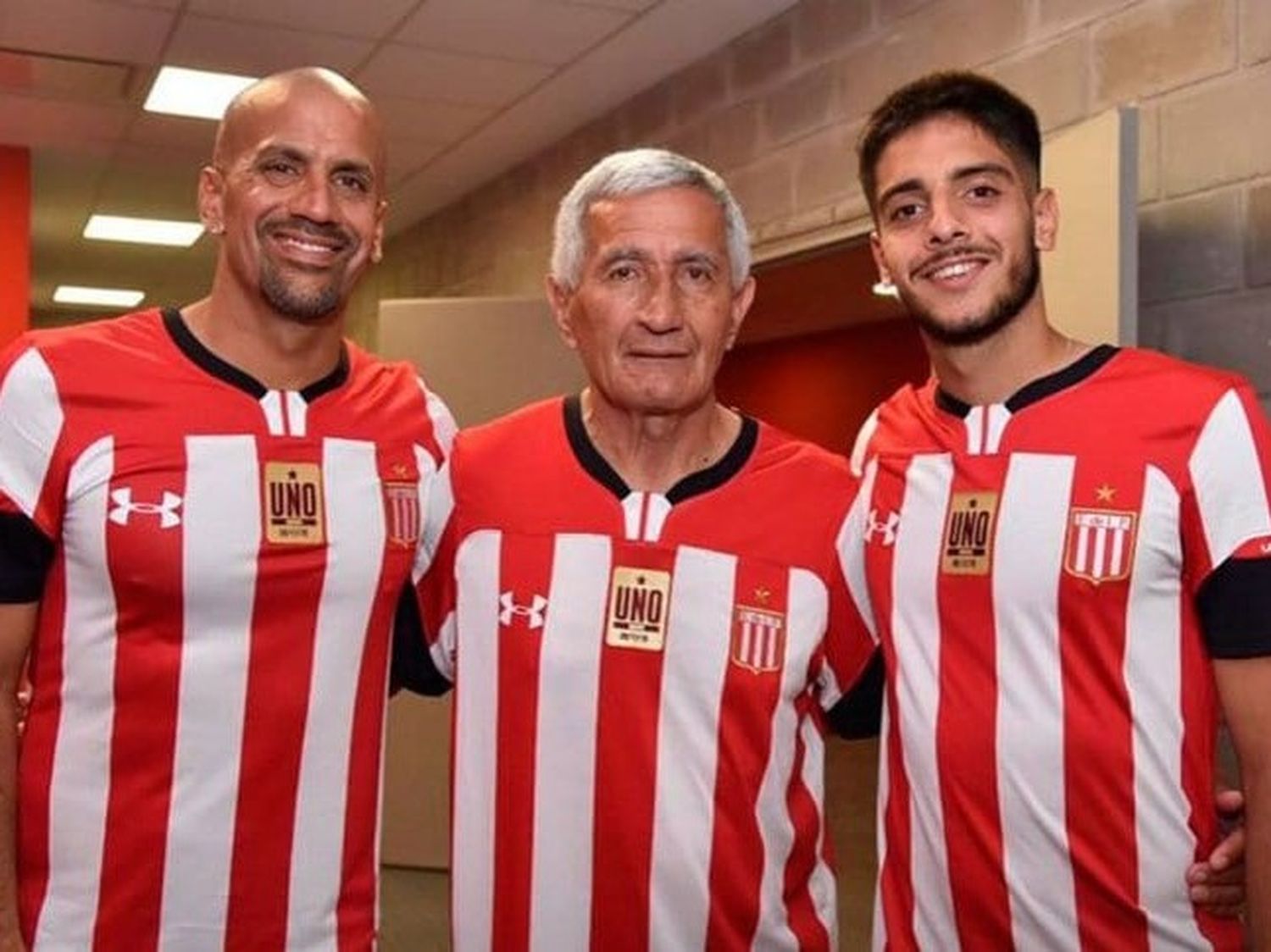 Juan Sebastián, Juan Ramón y Deian Verón.
