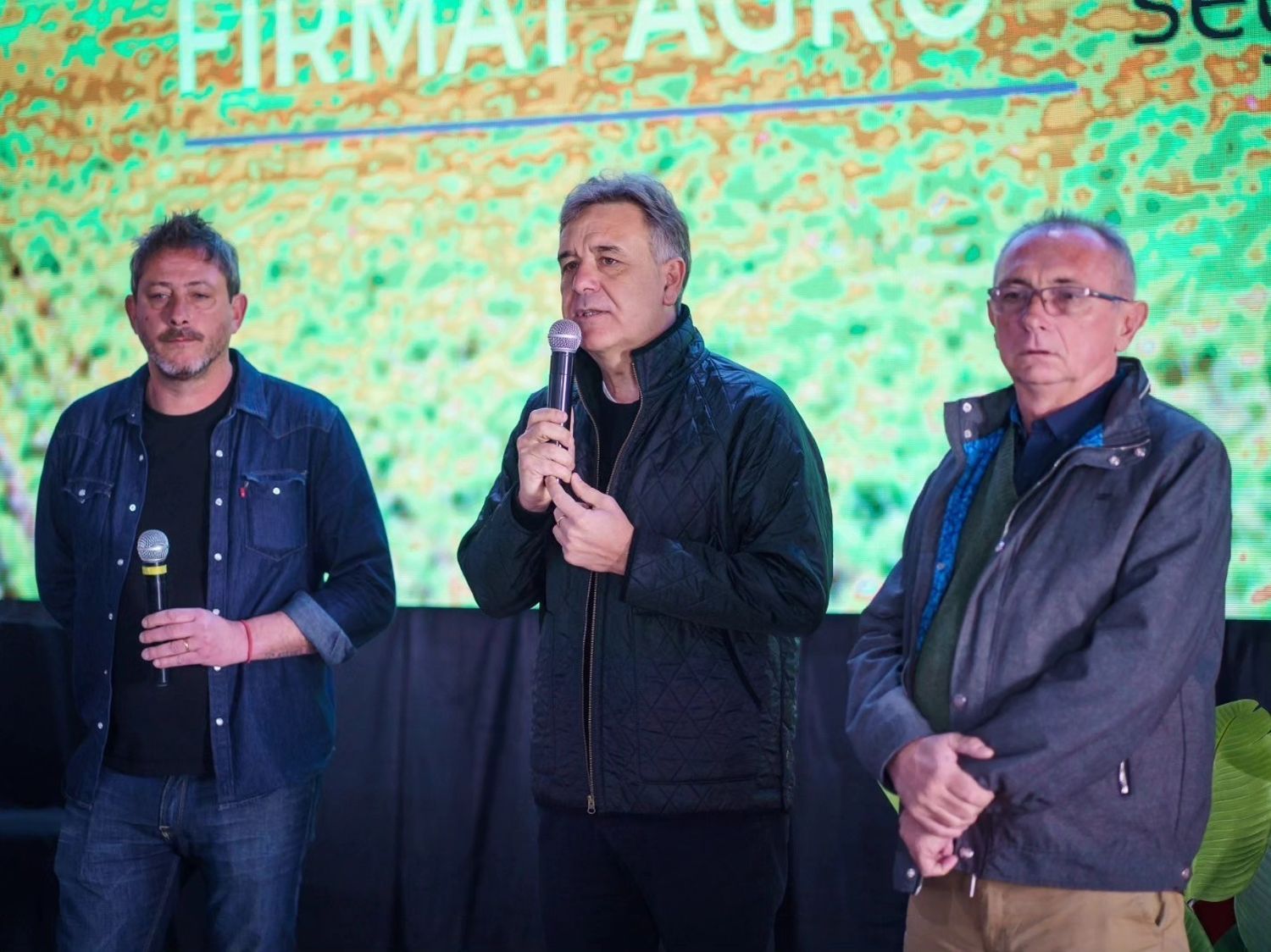 Alejandro Strazare, Leonel Maximino y Daniel Costamagna durante el evento. Foto: Sur24