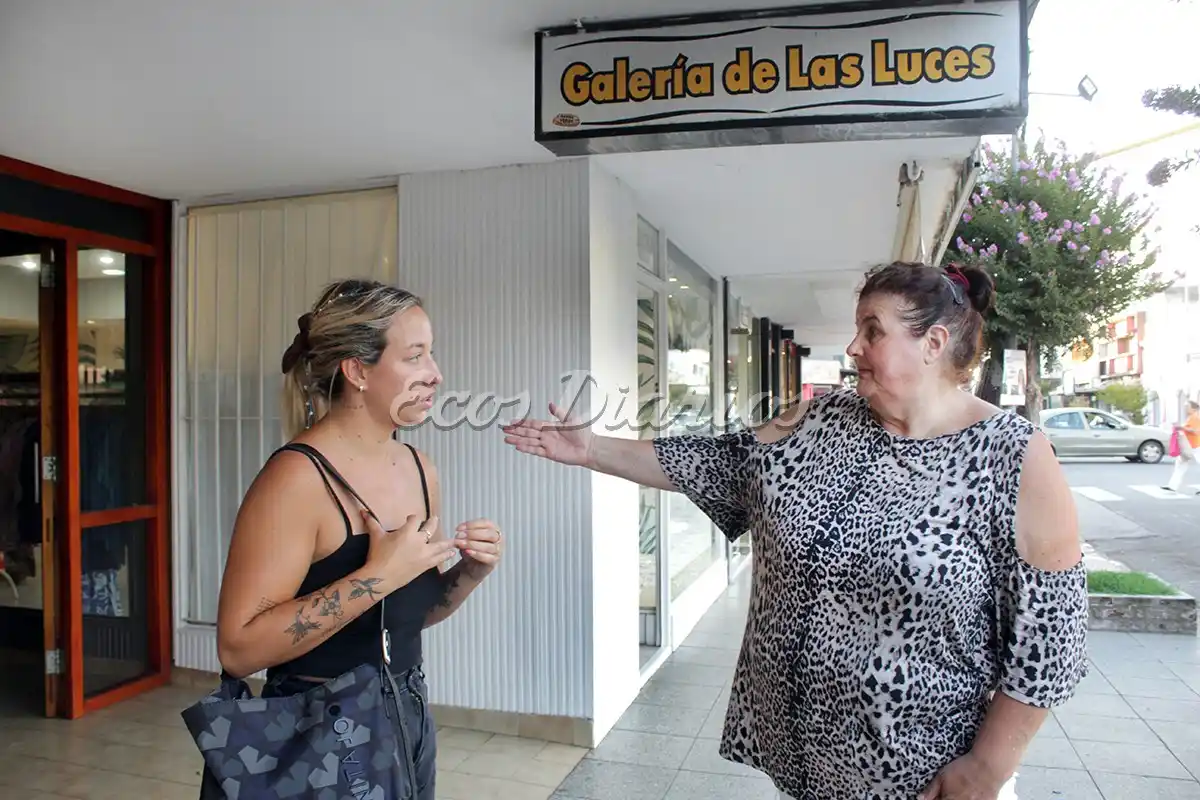 Desagradable experiencia vivieron las comerciantes Lucía Lacoste y Silvia Pasetti