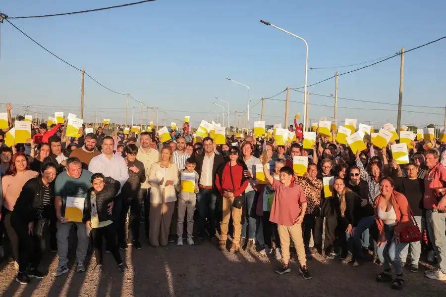 El sueño de la casa propia, cada vez más cerca para los rafaelinos: se entregaron los boletos de los 315 lotes