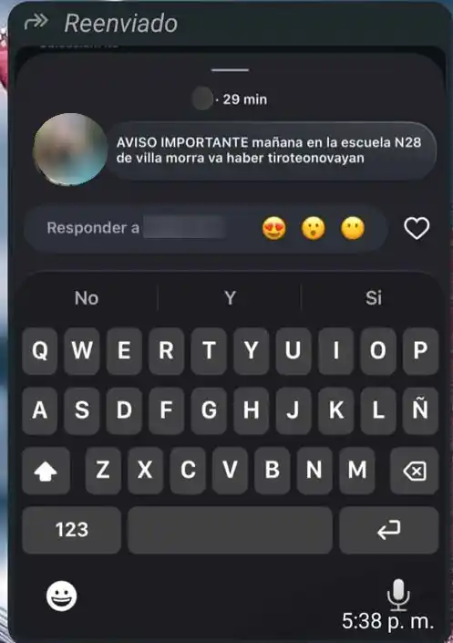 Amenazas de tiroteos en escuelas de Pilar: piden revisar las redes sociales de menores