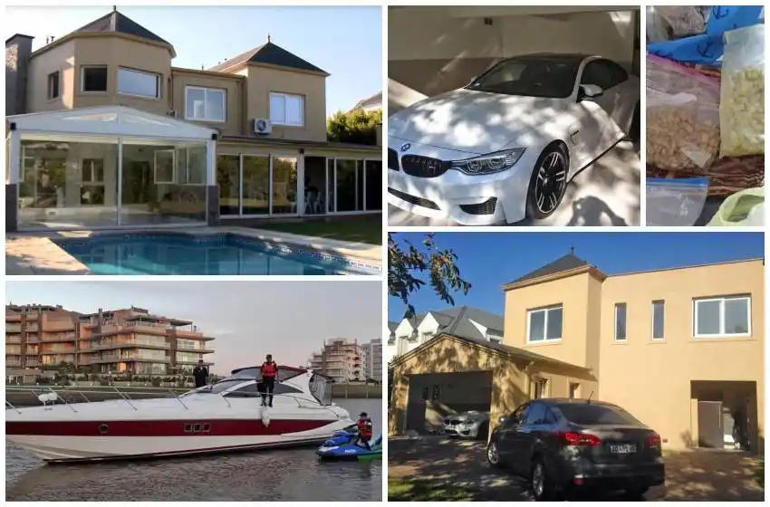 Mansiones, autos y yates de lujo: así vivían los narcos detenidos en Nordelta