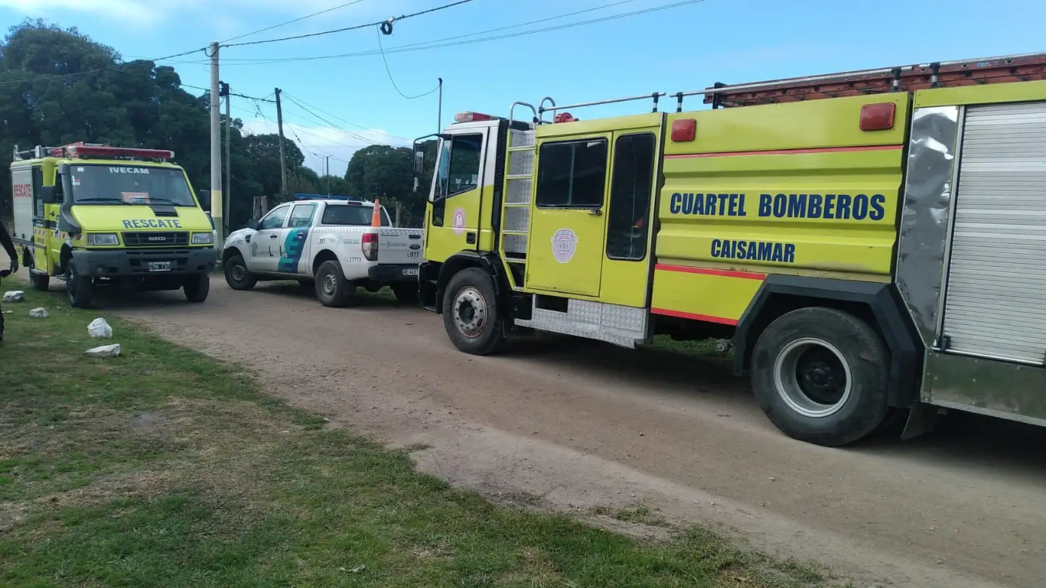 El hecho fue en Costa Atlántica al 5000, donde el rescatado sufrió lesiones en la cadera.