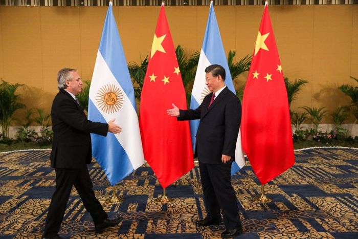 El miércoles, Fernández mantuvo una reunión bilateral con su par chino, Xi Jinping, en Bali,