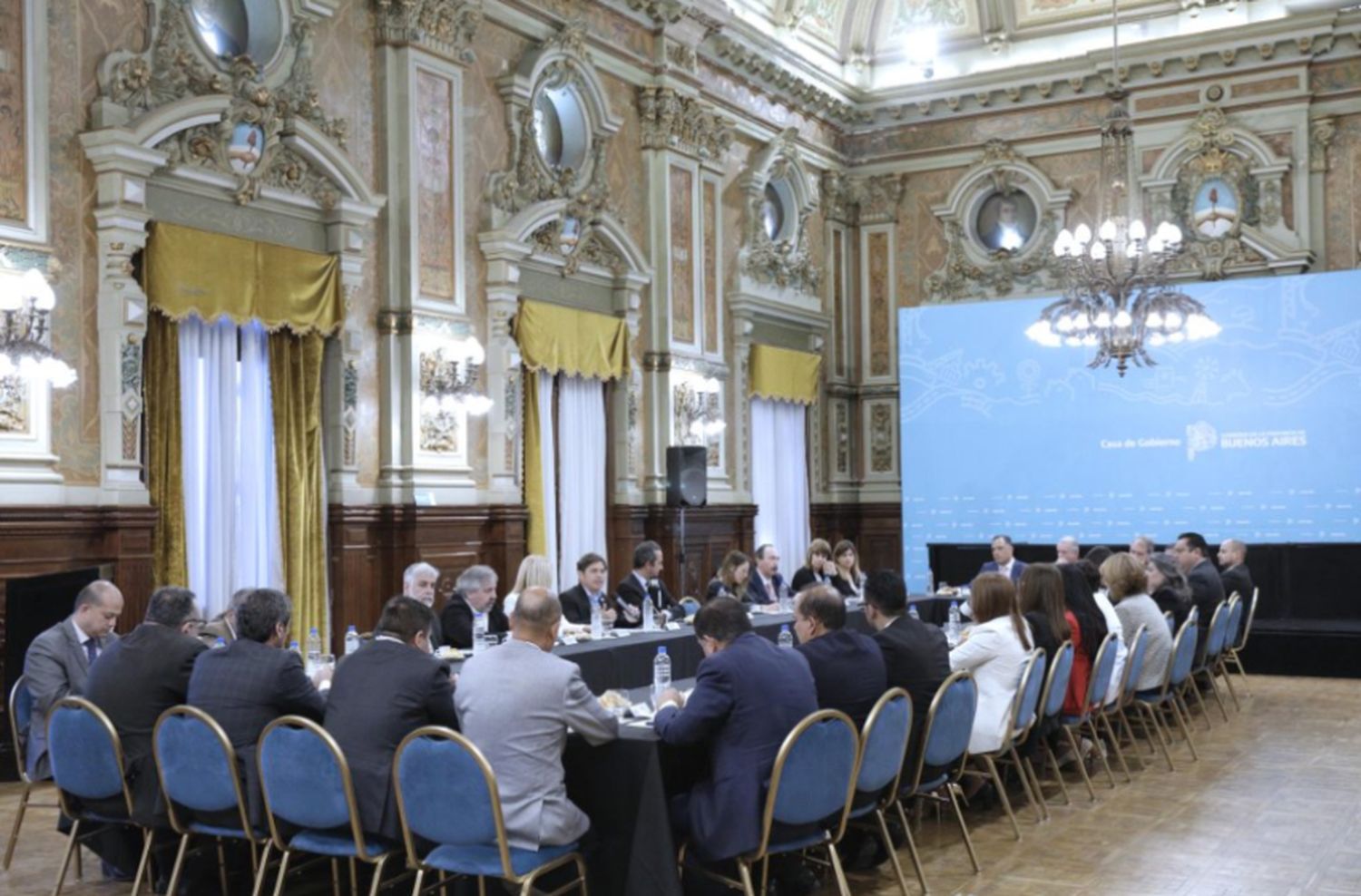 Kicillof recibió a las autoridades que participarán de la Primera Cumbre Latinoamericana de Gobernadores