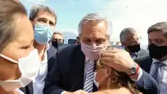 El Presidente recorrió las zonas afectadas por el sismo