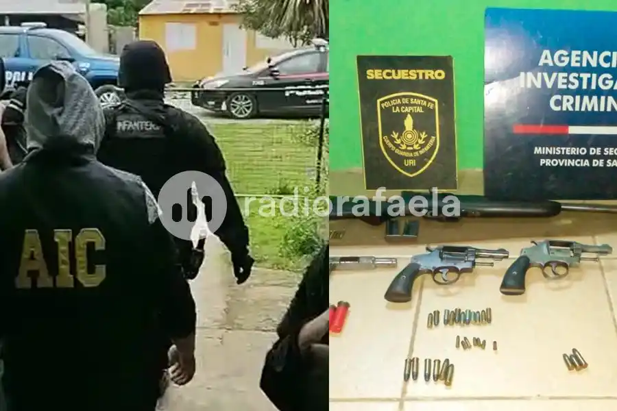 Allanamiento por homicidio de Brian Paye: con un arsenal en su casa, detuvieron al principal sospechoso