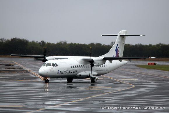 [Spotting] ATR 42 LV-CZJ de American Jet en el aeropuerto de Resistencia