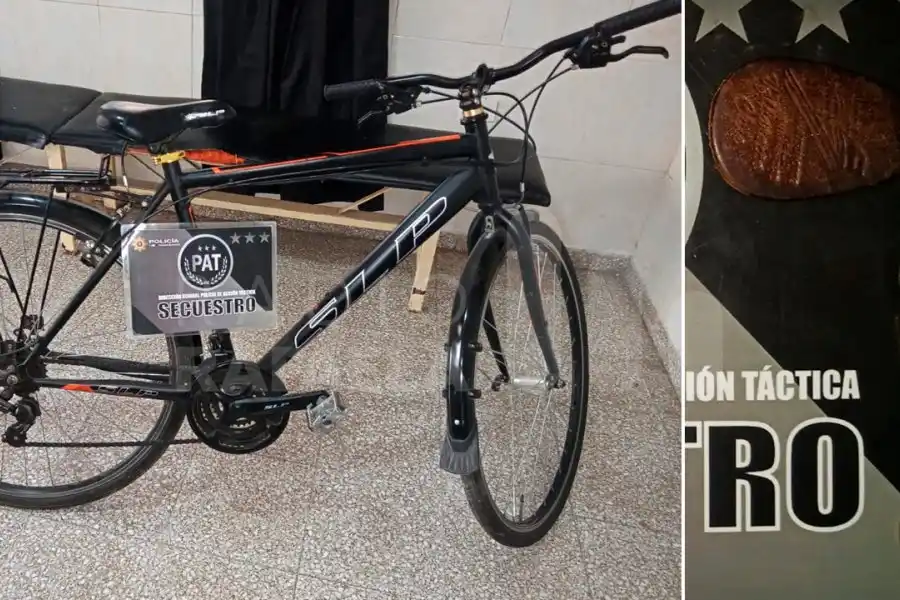 Vio que se olvidaron la llave puesta en una vivienda, entró sin culpa y se robó una bicicleta