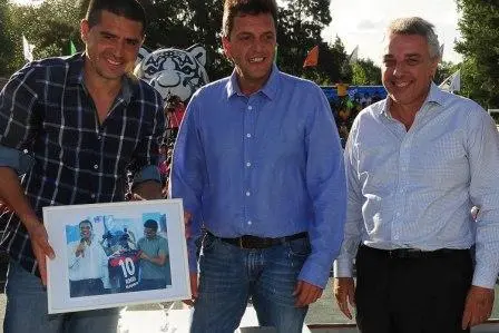 Riquelme, Massa y Zamora, por la inclusión deportiva en Tigre