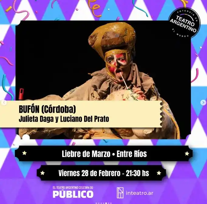 Comenzó el ciclo en Gualeguay "El Teatro Argentino celebra su público" en Entre Ríos