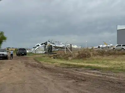 Crespo: una madrugada de intenso trabajo por el temporal