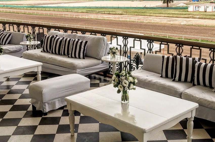 La impactante decoración del hipódromo para agasajo a periodistas