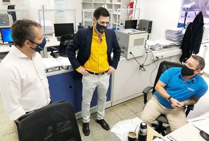 Diego Mansilla, Director Regional del Litoral de ANSES, visitó las  UDAI y Oficinas de Concordia y Chajarí