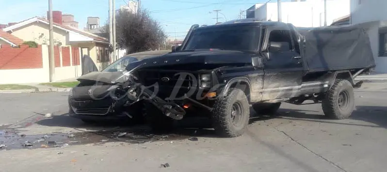 Colisión en calles 18 y 71