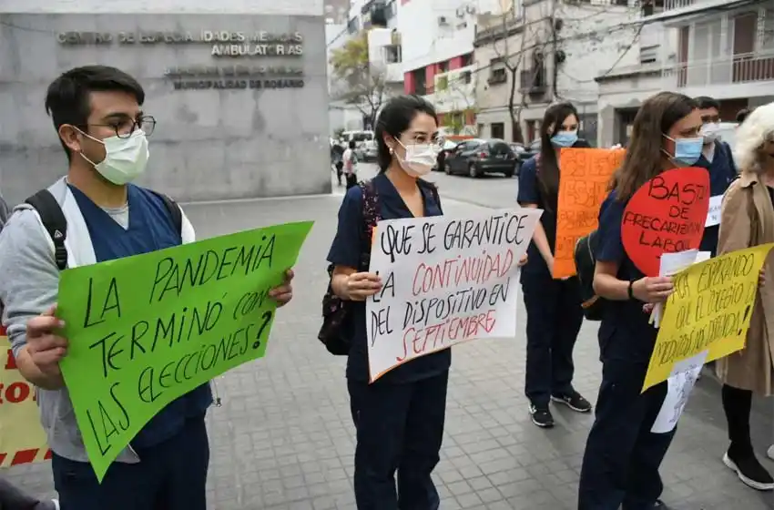 Médicos residentes exigen la continuidad del Dispositivo Covid: «Pedimos que se termine la precarización laboral»