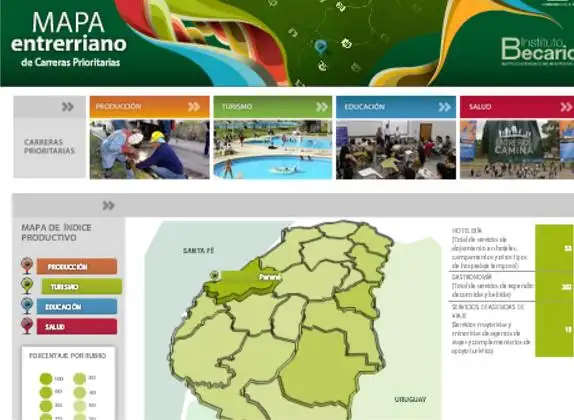 La Cámara de Senadores declaró de interés el Mapa Entrerriano de Carreras Prioritarias