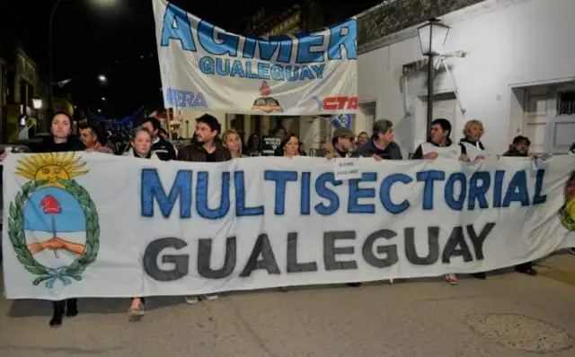 La Multisectorial Gualeguay adhirió al plan de lucha contra el tarifazo