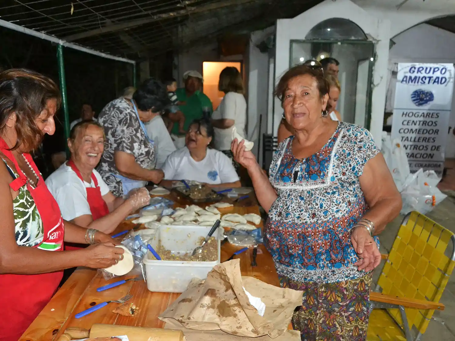 El "Fogón de la Amistad" volvió a encender el espíritu solidario