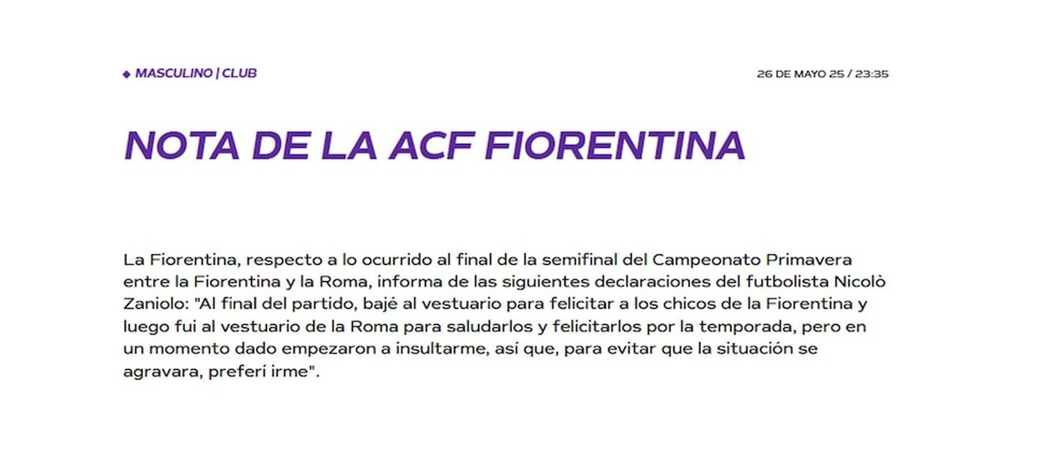 Comunicado