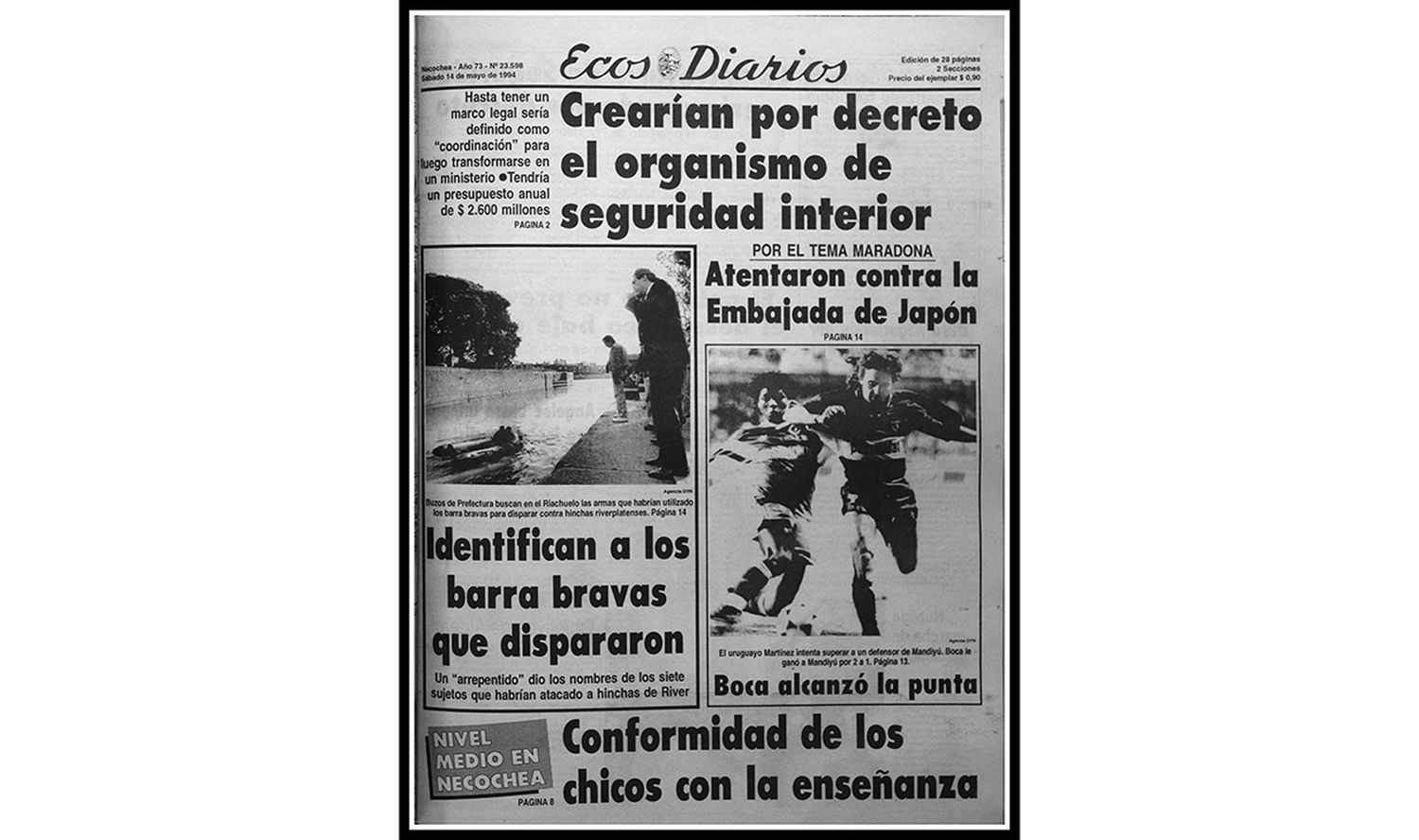 Sábado 14 de mayo de 1994