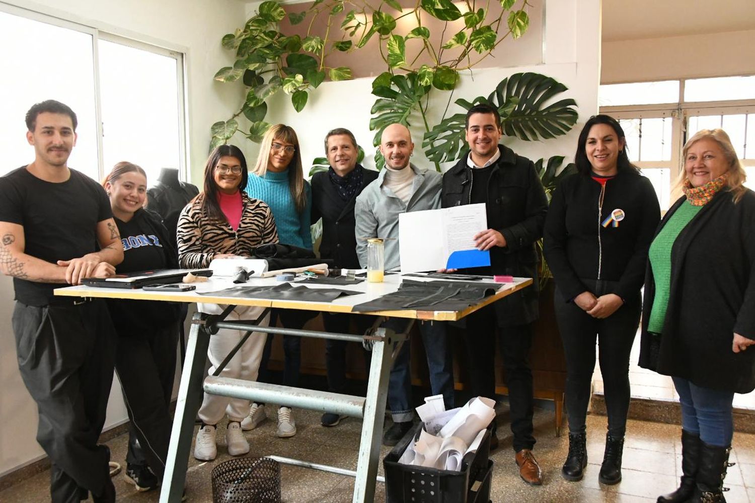 El taller de Damiano Mosca se sumó al programa de “Entrenamiento para el trabajo”