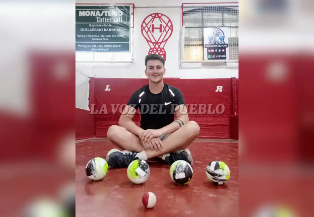 El pentacampeón, Martín Aristain Rey feliz del nuevo récord que batió. El bochófilo alcanzó su quinto título en el Individual de Primera