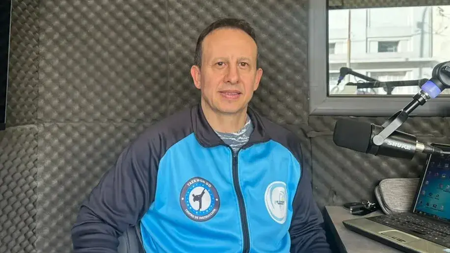 Juan Manuel Del Valle, Maestro Senior de taekwondo, oriundo de Necochea